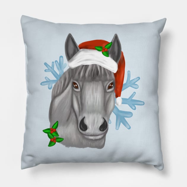 Christmas donkey Pillow by Antiope