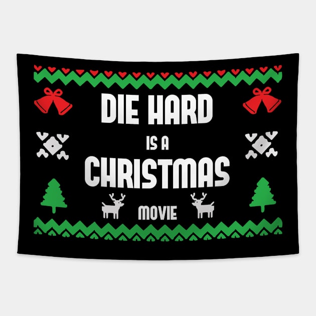 Die Hard is a Christmas Movie Tapestry by Geminiguys