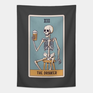 The Drinker Tarot Card Tapestry