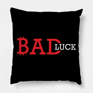 Funny Bitcoin Design Pillow