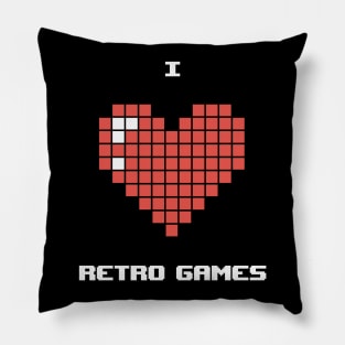 I love retro games Pillow