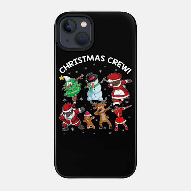 Black Santa Claus Shirt African American Christmas Crew - Black Santa Claus - Phone Case