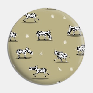 Zebra Pattern Pin