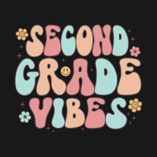 Second Grade Rainbow Girls Boys Teacher Team 2nd Grade Squad T-Shirt