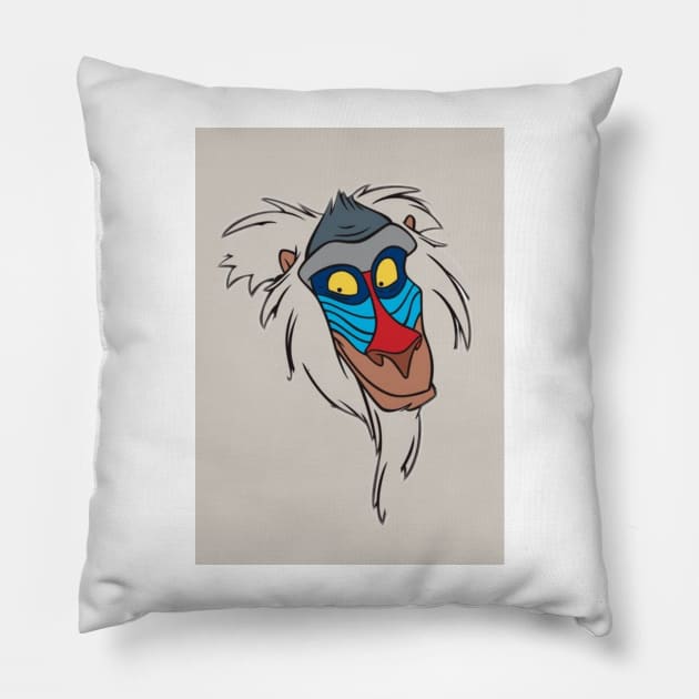 Rafiki Pillow by ZoeBaruch