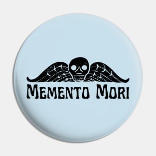 Grave Art - Winged Skull "Memento Mori" Pin