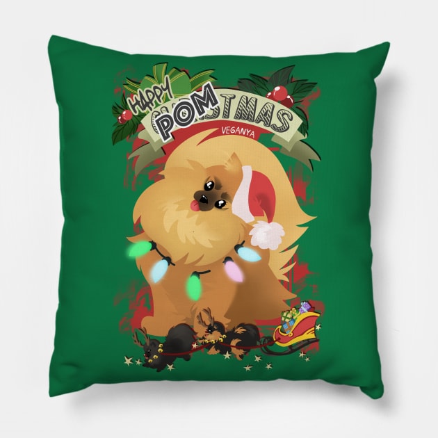 PomTmas Pillow by VegaNya