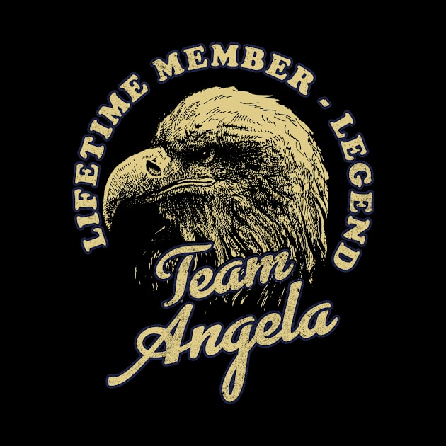 Angela Name - Lifetime Member Legend - Eagle by Stacy Peters Art