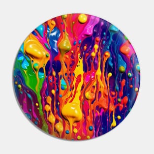 Abstract paint Pin