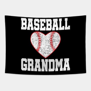 Vintage Baseball Grandma Funny Gift Tapestry
