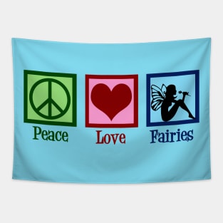 Peace Love Fairies Tapestry