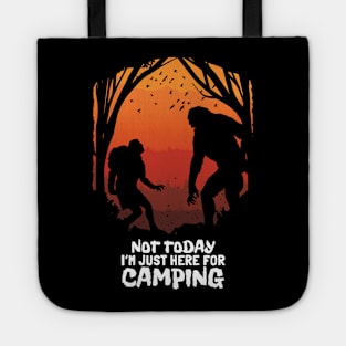 Not today I'm just here for camping Tote