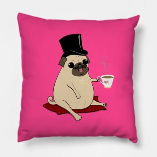 Sir Pugsley, The Gentleman Pug Pillow
