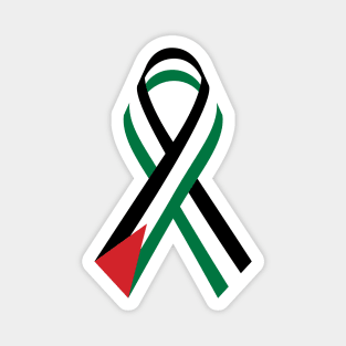 Palestinian Flag Ribbon Solidarity with Palestine Freedom Magnet