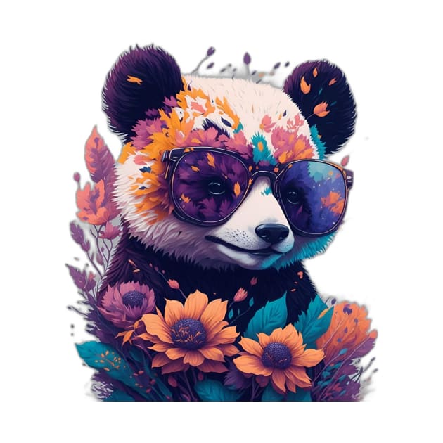 Watercolor Panda by L3GENDS