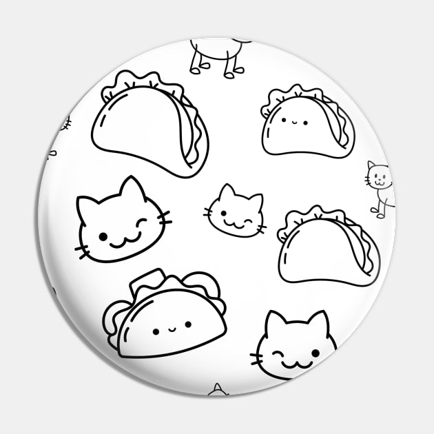 Taco-cat Pin by DewaJassin