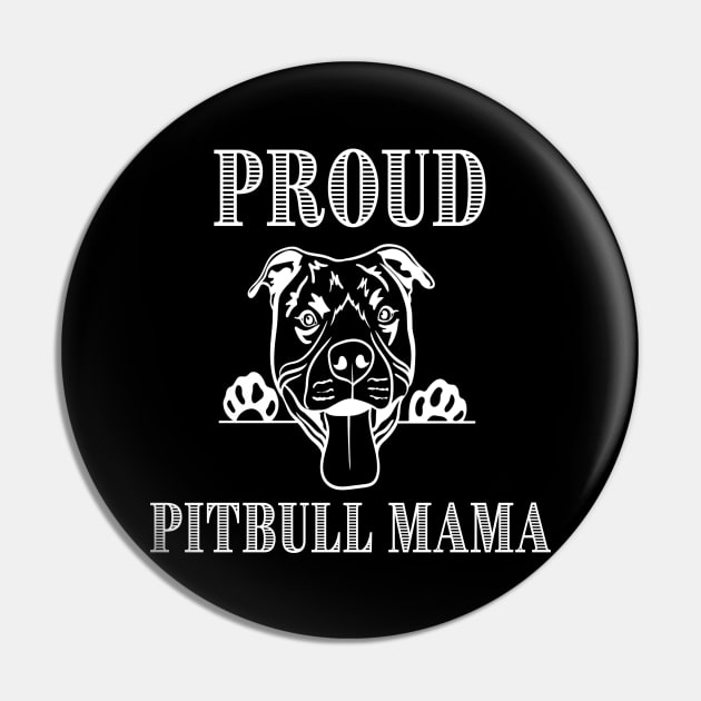 Pitbull Mama Love Pitbull Pin by Galgalarry