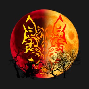 red moon wolf 2 T-Shirt