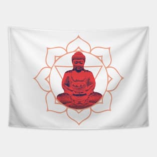 Buddha Yantra Mandala Flower Tapestry