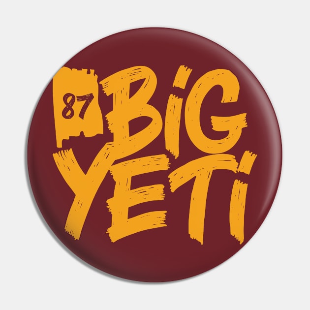 Kansas City Red Big Yeti Pin by Emma