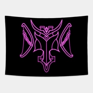 Neon Andromeda Tapestry