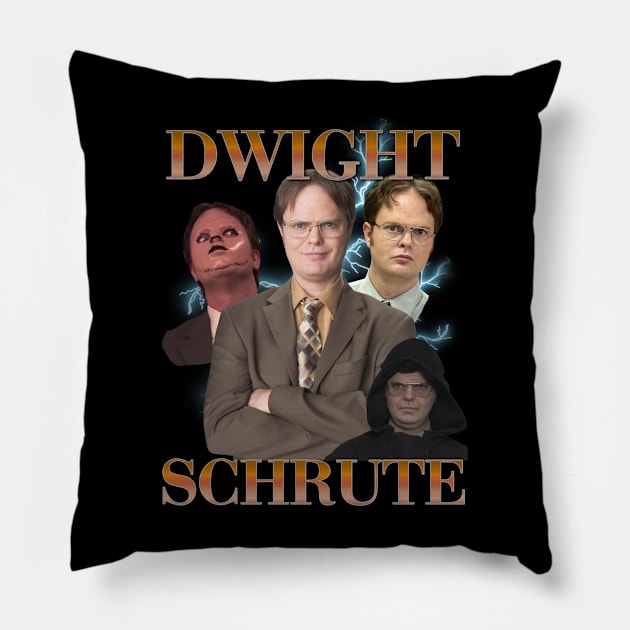 DWIGHT SCHRUTE Pillow by CursedClothier