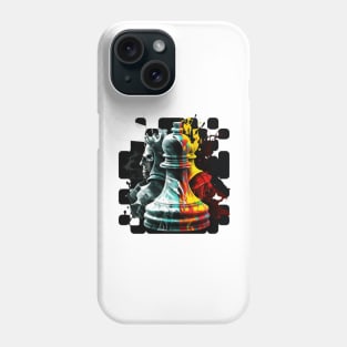 Chess digital art colours Phone Case