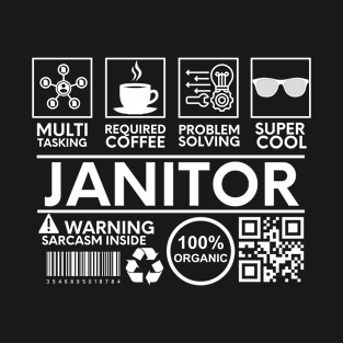 Janitor Black T-Shirt