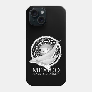 Humpback Whales Playa del Carmen Mexico Phone Case