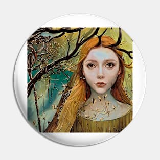 Redhead girl Pin