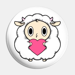 LOVE SHEEP GIRL Pin