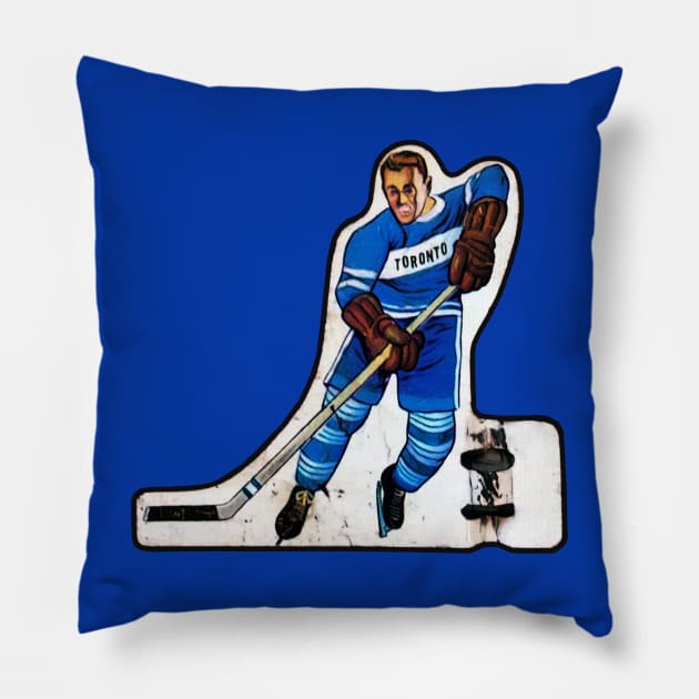 Coleco Table Hockey Players - Toronto Maple Leafs Pillow by mafmove