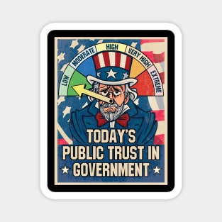 Today's Public Trust in Government - Another Low Score Magnet