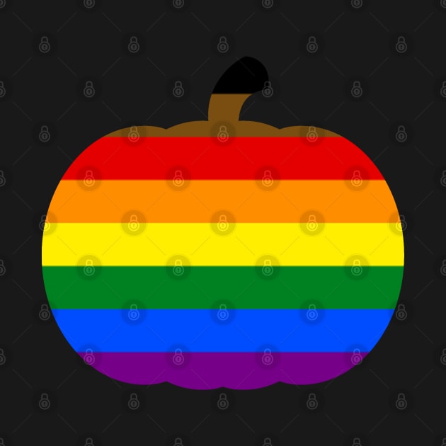 Halloween Pumpkin LGBT Flag People of Color PRIDE by aaallsmiles