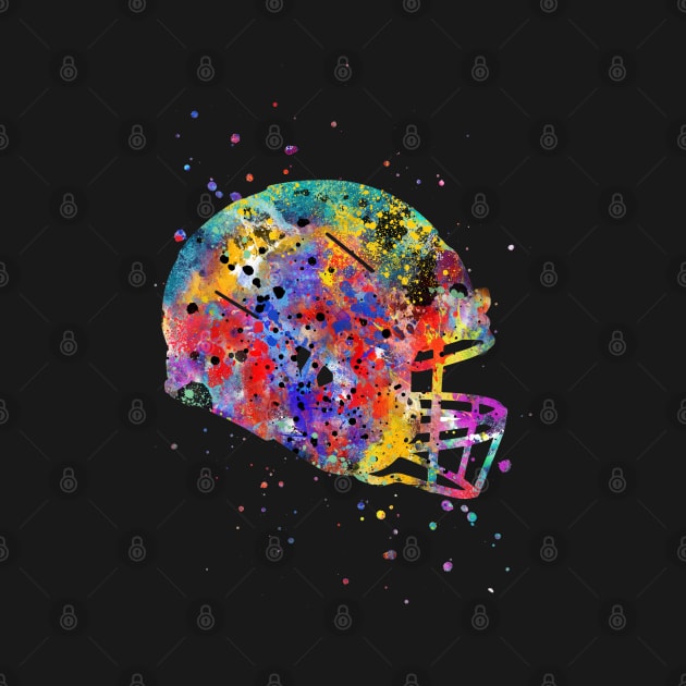 Football helmet by RosaliArt