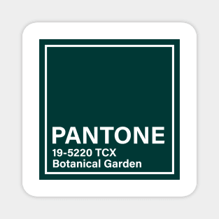 pantone 19-5220 TCX Botanical Garden Magnet