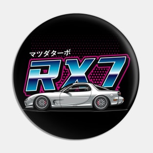 RX7 FD Retro Style (Retro White) Pin