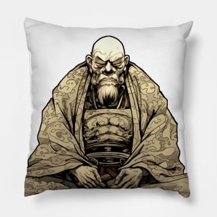 47 Ronin Day 4: Ako Gishi Sai, December 14 (47 Ronin) on a light (Knocked Out) background Pillow