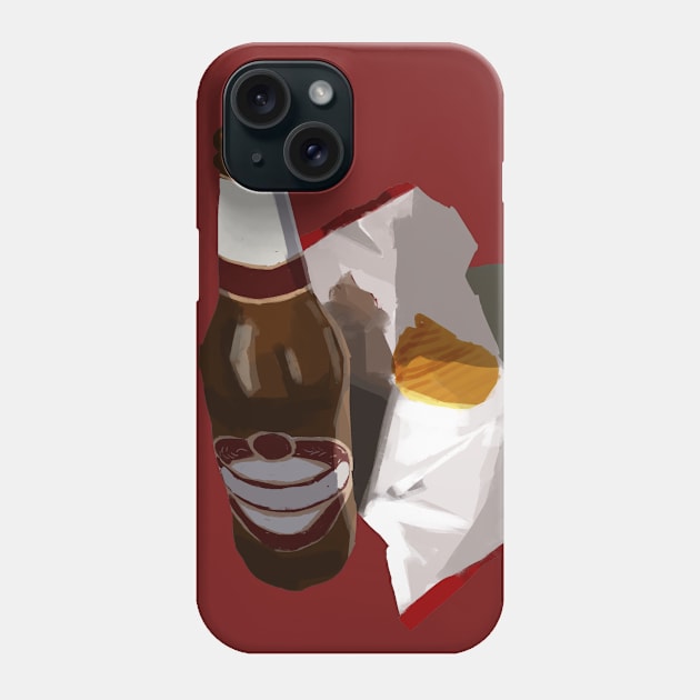 Beer & Chips Phone Case by Fra3guitars