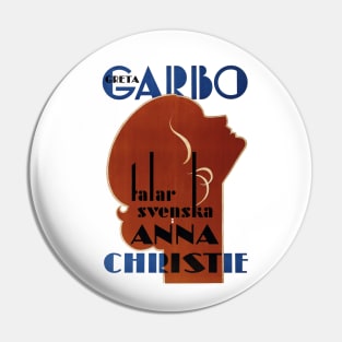 Greta Garbo in Anna Christie Movie Poster Pin