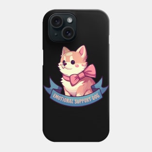 Kawaii Emotional Support Dog Phone Case