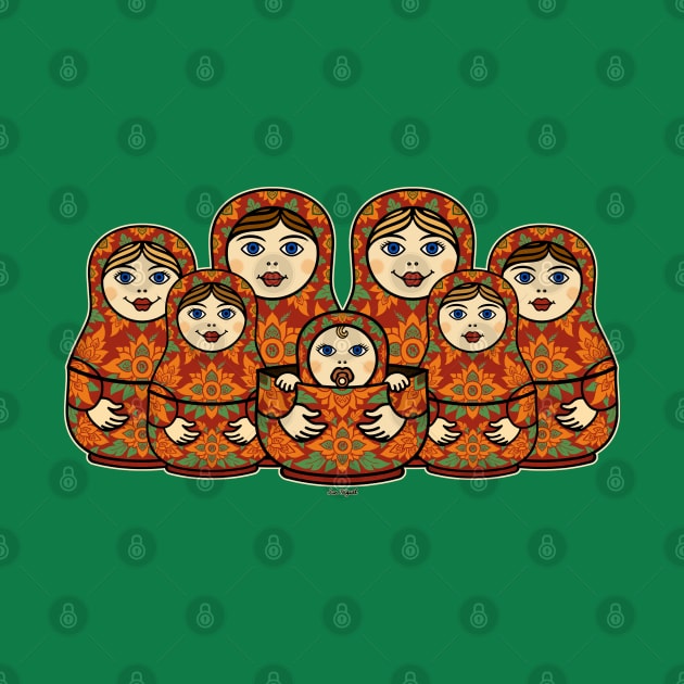 MATRYOSHKA DOLLS family by San Miguel by boozecruisecrew