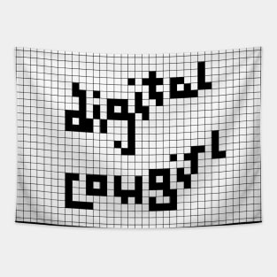 Digital Cowgirl Tapestry