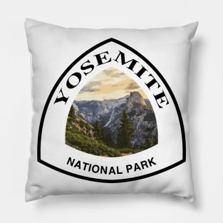 Yosemite National Park shield Pillow