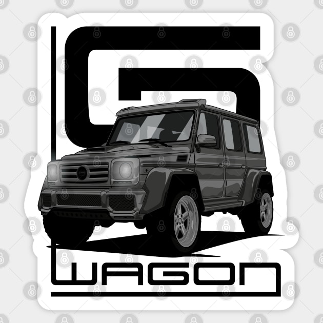 G Wagon G class off road icon car - Mercedes - Sticker