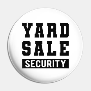 Yard Sale Security Pin