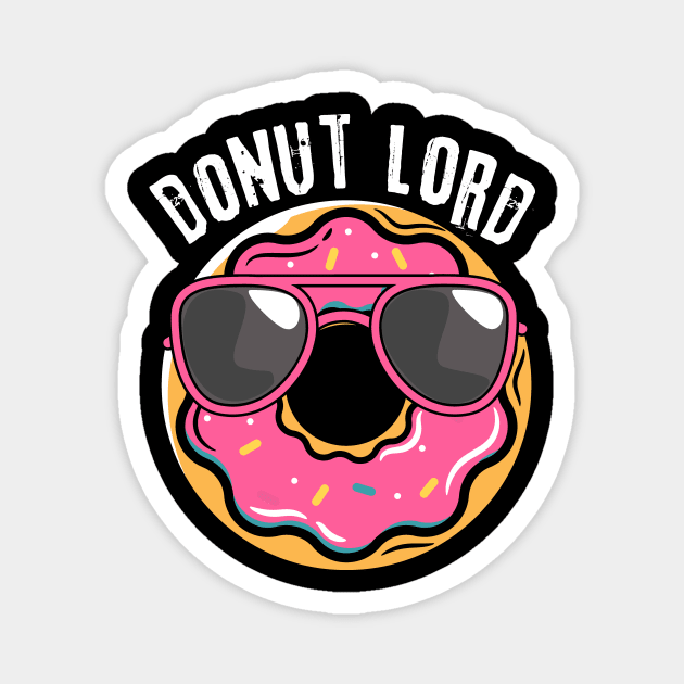 Donut Lord Doughnut Lover Magnet by The WYLD Tribe
