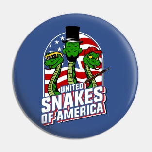 United Snakes Of America Pin