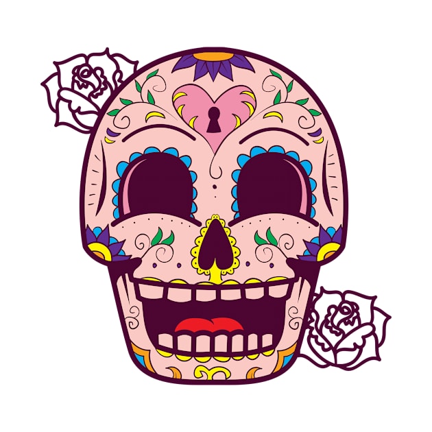 Flower Skull by superdupertees