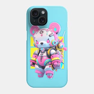 AKBLM - AYASHII 怪しい SUSPECIOUSE MECHA KUMA | COLORFUL FUTURISTIC CYBER ANIME CHARACTER Phone Case